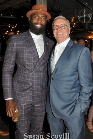 5. Eagles Player and Activist Makcolm Jenkins was also honored at the event. Malcolm was pictured with John Cordisco.