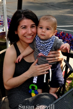 12, Christina Mancinelli brought her infant son Nicholas to the celebration.