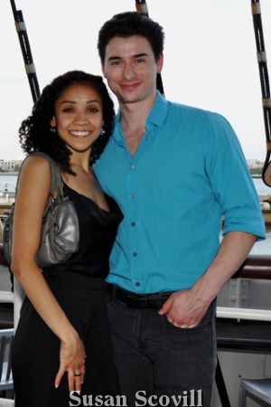 17. Pennsylvania Ballet’s Nayara Lopes and Sterling Baca attended the Philly Current drop party on the Moshulu.