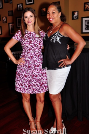 2. Sugar House Casino Community Relations Manager Emily Costa Doñes chatted Menzfit President Rhonda Willingham