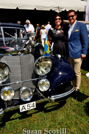 12. Lauren Jendrasiak and Ted Dougherty liked the looks of this 1938:Mercedes!