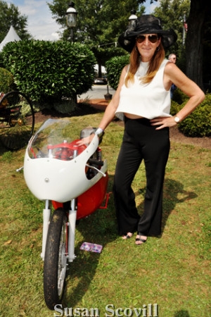 17. Laura Stacy liked the look of this 1974 Yamaha motorcycle