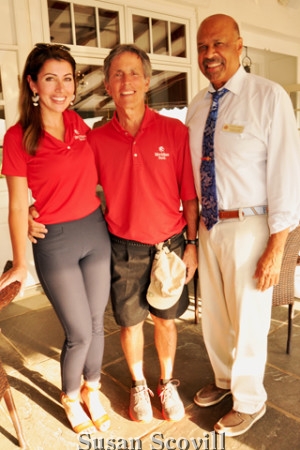 12. Jessica Annas and her Dad Chris Annas share a moment with Chester County Commissioner Terrence Farrell.