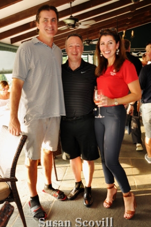 8. Mike Mamula and Kevin Miller chatted with Meridian Bank V.P. Jessica Annas.