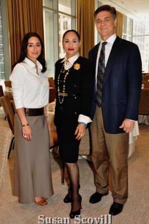 2. Christine Taylor and Lisa Silveri were pictured with David Stavetski.
