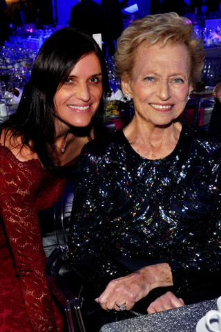 3. Kristin Klein chatted with Madlyn Abramson.