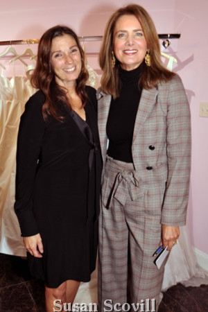 10. Sue Weldon of Unite for HER and fashion show emcee Caroline O’Halloran.