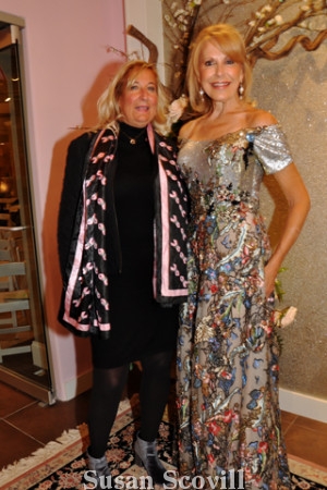 Christina Wagoner loved the gown that Sandra Yodesky modeled during the fashion show.