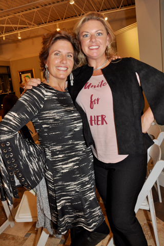 15. Megan Reese and Crissy Bowden shared a moment at the end of the evening.