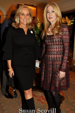 5, Board of Trustees member Linda Siegfried and Invitations Committee member Mattie Moore.