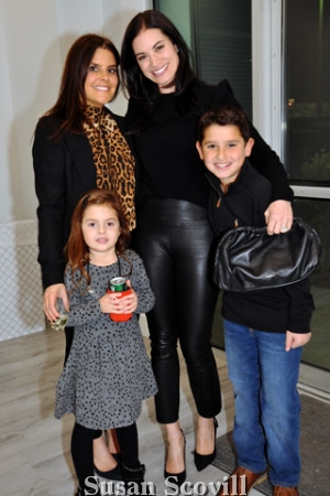 6. Rebecca Kirshner and Margot Bloom and her children.