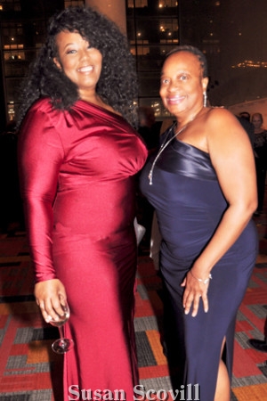 2. The Donna Noce Colaco Going Beyond Award was presented to Jamil Rivers. Jamil Rivers and Roberta Albany paused for a photo during the reception.
