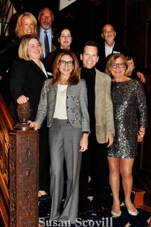 10. Mission Kids committee members discussed the 2020 gala during the cocktail party.