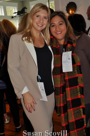 5. Tourgoers Andrea Fanfera Drucquer and Kim Wright enjoyed the event.