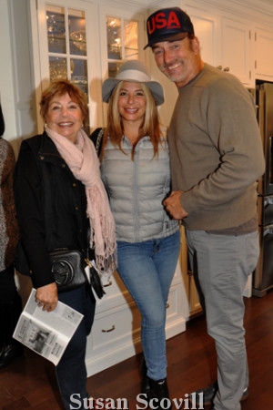 9. Heather and Florence Maloumian and Michael Jenkins were pictured on the kitchen tour.