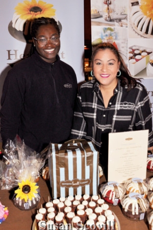 5 Jernise Ayers and Kim Wright of Nothing Bundt Cakes rempted luncheon guests with cake samples!