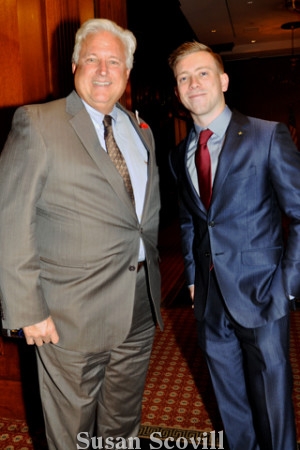 10. Bill Pennewell chatted with George Duffield.