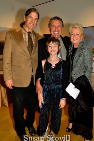 17. Steve Tobin and his daughter Sienna and Julian and Tina Krinsky.