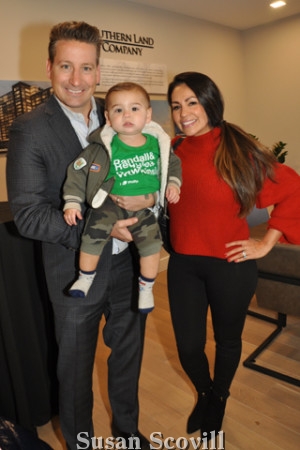 8. Ken and Adriana Wellar brought little Kenny IV to the party.