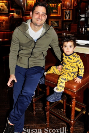 8. Ben Greene and Nathan paused for a photo after the brunch,