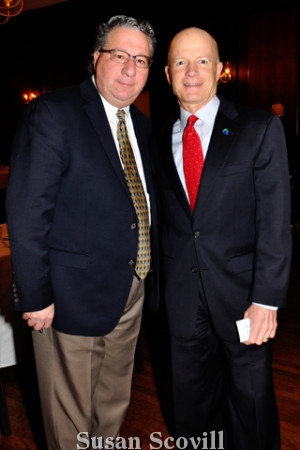 4. Eliseo Prinzio chatted with U.L.R.E. chair John Finley.