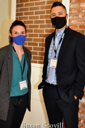 Ashlene Larson, Director of PR & Social Media, Planit and Tim Leese, Director of Marketing at Glen-Gery