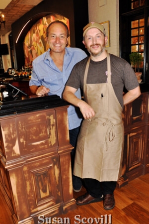 9, Fearless Regional Director Ettore Ceraso and Executive Chef Merick Devine paused for a photo during the pre-opening event.
