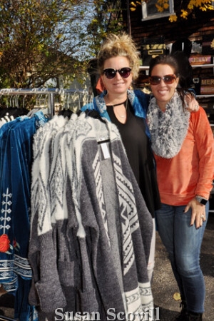 2. Paige Sullivan of Christine Shirley Sewing Studio + Shop and Dina Previti.