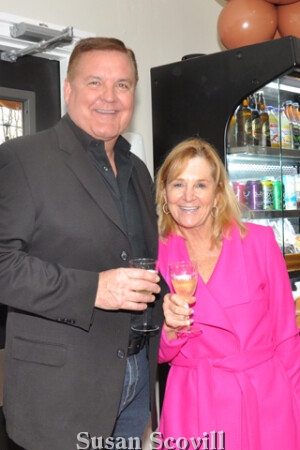 10. Kevin and Denise Duffy toasted the opening event.