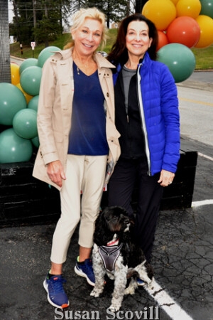 12. Cheryl Olson and Shelley Potente brought “Pat” with them to the party.