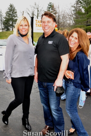 15; Sue Dachille and Gina Sklow shared a moment with George McLoughlin.