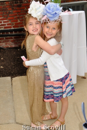 6. Cousins Molly McGlade and Heidi Nicholas modeled these chapeaus!