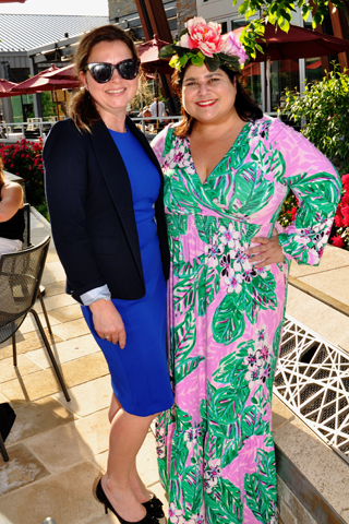 7. Katie Kuestas paused for a photo with Jeninfer Robinson