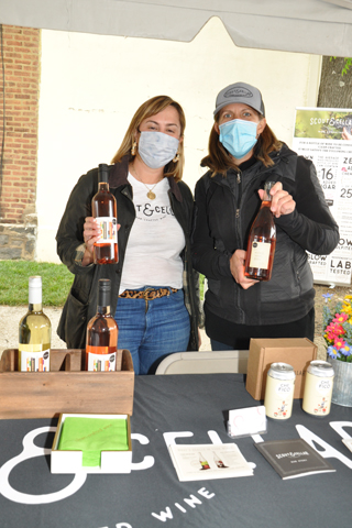 6. Haley Erdlen and Regan Kreszwick sold a variety of wines