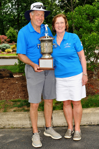 6. Jack and Nancy McLelland.were ready for the cup presentation.