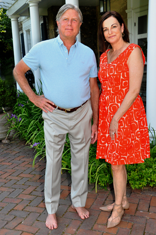 3. Pennsylvania Ballet Board Chairnan and event host David Hoffman chatted with Executive Director Shelly Power.