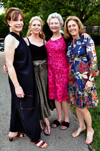5. Libby Trammell, Sarah Marshall, Alice Donavin and Billie Bailkin attended the event.