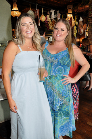 4. R specialists Brittany Scharr and Gabriella Kelly.
