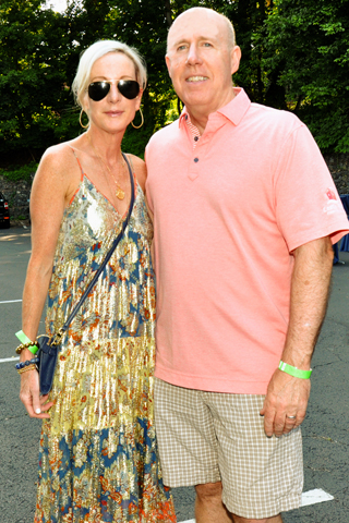 4. Fashionista's Peggy Conlon and her husband Jack enjoyed the event.