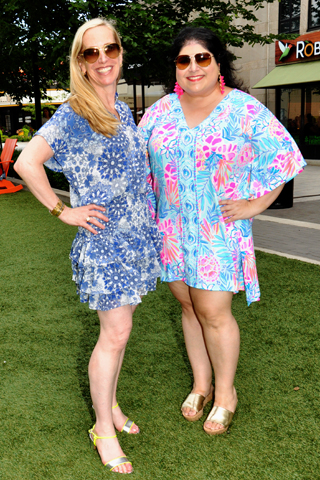 2. Jaimi Rubin Blackburn and Jennifer Lynn Robinson arrived at the kickoff event.