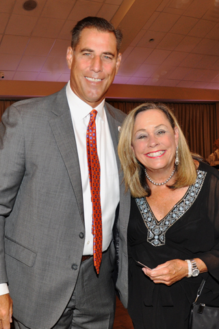 9. CEO Paul Isenberg chatted with Phyllis Fine at the brunch.