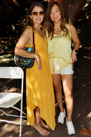 7. Sherry shared a moment with Jennifer Wynman.