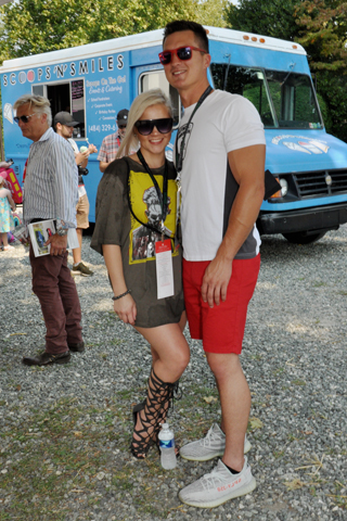18. Gina and Anthony Papaneri traveled from Cherry Hill, NJ to experience the Concours d’Elegance event! The ice cream truck in the background was a great hit!