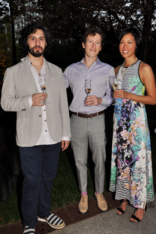 8. Chris Piro, Jeremy Levinn and Cindy Kang.