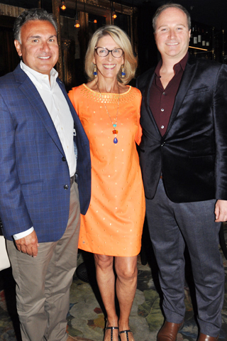 2. John and Terri Hutsell chatted with CCTC’s Director of Development John Moeller during the patron party.