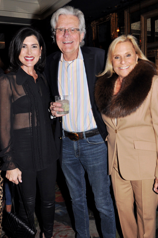 3. Jackie Dickman, Ed McDaid and Bonnie Young attended the patron party.