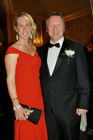 23. Phelps Media Group President Lenore Phillips chatted with Ringmaster Jeff Franzreb at the end of the evening.