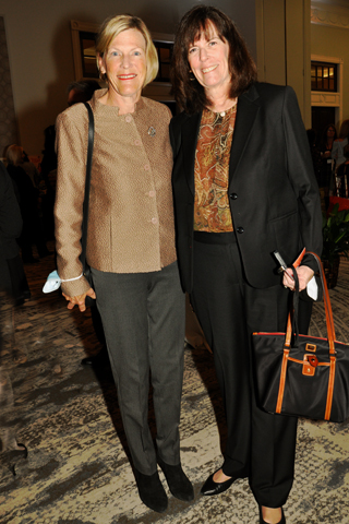 5. Debbie Hassan and Dianne Rotwitt attended the power luncheon.