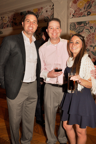 9. Bill Rookstool, Shane Harris and Kirstie Holmes.