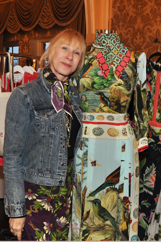 3. Vendor Susan Carson brought her sense of style to the event.